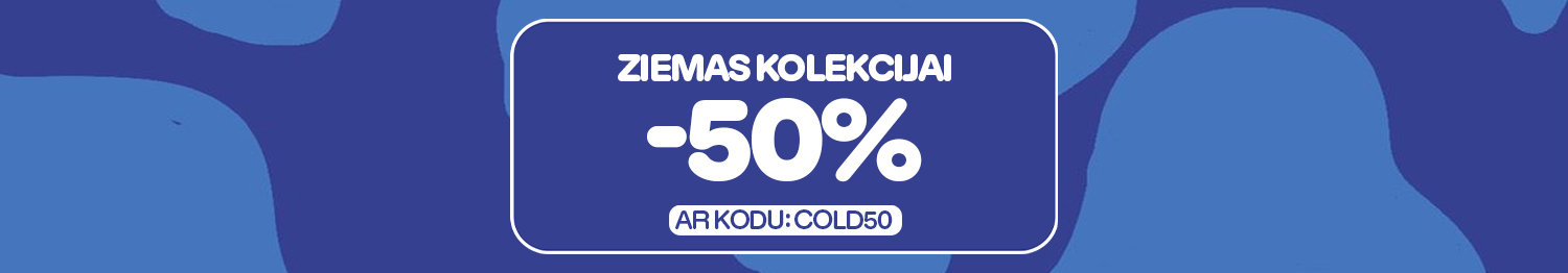 Līdz 11. februārim atlasītai ziemas kolekcijai tiek piemērota 50% atlaide ar kodu COLD50. Atsvaidzini savu Crocs stilu un izmanto piedāvājumu tie&scaron;saistē!
